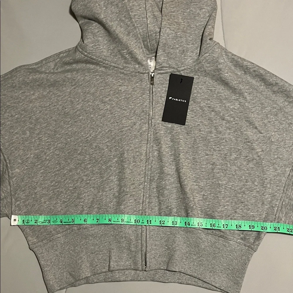 NWT Fabletics Oversize Cropped Full Zip Hoodie - Picture 8 of 13